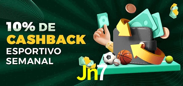 10% de bônus de cashback na Jn7
